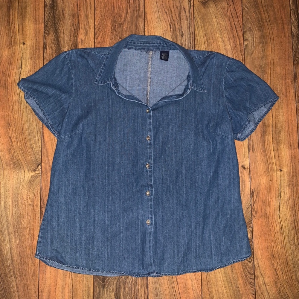 Vintage Denim Button Down Size XL